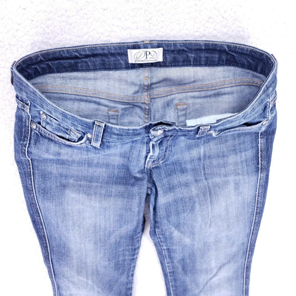 DPD Jeans Denim Cotton Womens Size 28 Blue Straight Stretch VTG Mid Rise Skinny